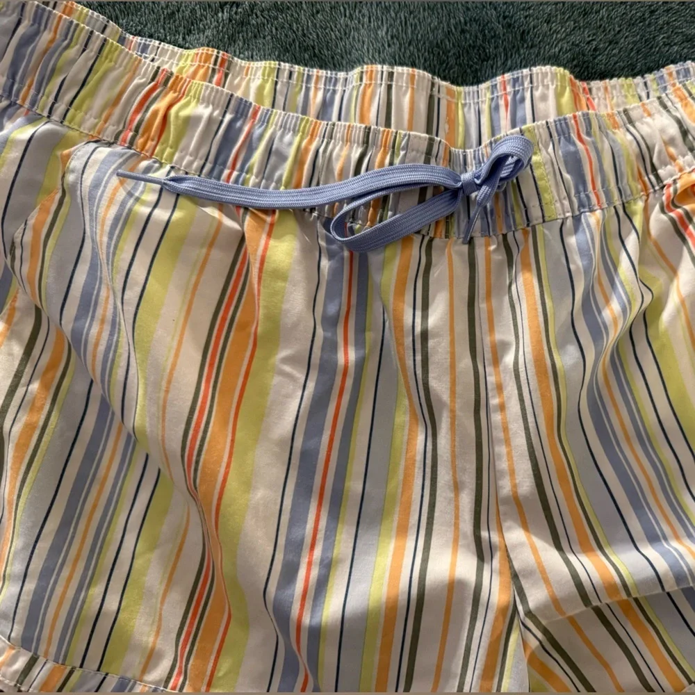 prAna Shorts Womens XL Mariya Striped Multi Stripes Swim Beach Outdoor Hybrid - Picture 7 of 13